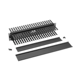 Black Box 2U 19inch Rackmount Horizontal Cable Manager with Cover — Being Shipped