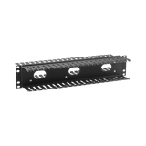 Black Box 2U 19inch Rackmount Horizontal Cable Manager with Cover — Being Shipped