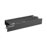 Black Box 2U 19inch Rackmount Horizontal Cable Manager with Cover — Being Shipped
