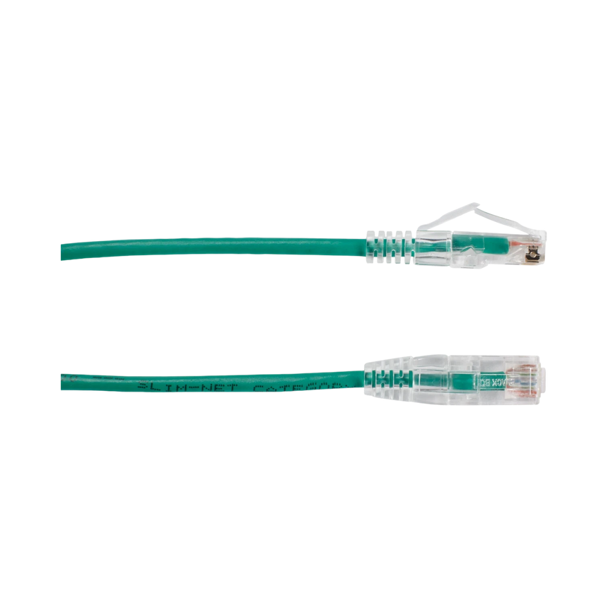 Black Box 15ft Slim-Net CAT6 28AWG Ethernet Patch Cable (Green) — Being Shipped