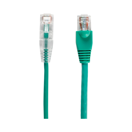 Black Box 15ft Slim-Net CAT6 28AWG Ethernet Patch Cable (Green) — Being Shipped