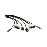 Black Box 6ft Secure KVM Cable with Dual-Link DVI, USB, Audio — Being Shipped