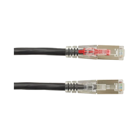 Black Box 3ft GigaTrue 3 CAT6 3 Ft Shielded Patch Cable (Black) — Being Shipped