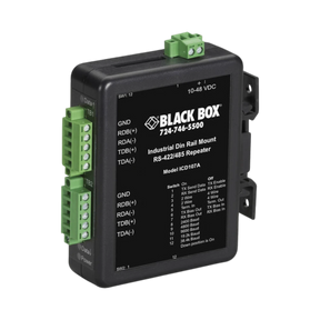 Black Box RS485 Repeater Async RS422/485 DIN Rail Mount — Being Shipped