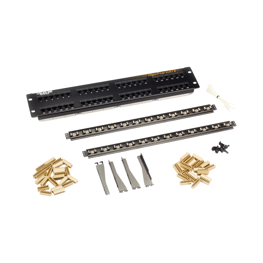 Black Box GigaTrue CAT6 48-Port Unshielded Patch Panel — Being Shipped