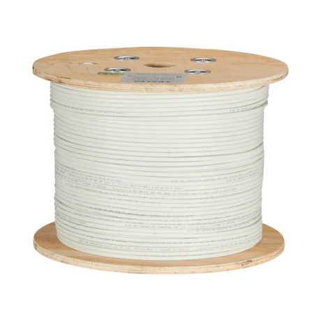 Black Box 1000ft Premium CAT6A Shielded Ethernet Cable (White) — Being Shipped