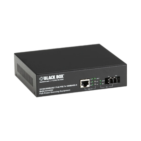 Black Box 10km Fiber Gigabit PoE Media Converter — Being Shipped