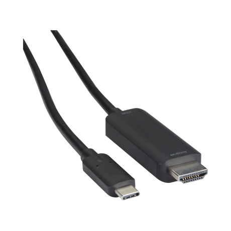 Black Box 10ft USB-C to HDMI 4K60 Active Adapter Cable (Black) — Being Shipped