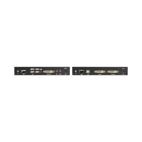 Black Box KVX Series Fiber KVM Extender Kit with DVI-D, USB, Audio — Being Shipped