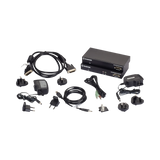 Black Box KVX Series Fiber KVM Extender Kit with DVI-D, USB, Audio — Being Shipped