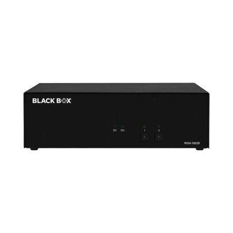 Black Box Secure Single-Monitor 2-Port KVM Switch with DVI-I Interface — Being Shipped