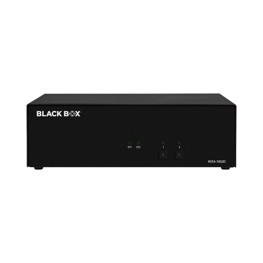Black Box Secure Single-Monitor 2-Port KVM Switch with DVI-I Interface — Being Shipped