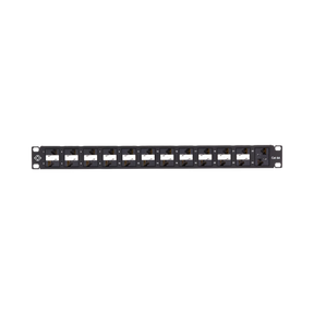 Black Box CAT6A 24-Port Rackmount Patch Panel 1U PoE+ — Being Shipped