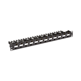 Black Box CAT6A 24-Port Rackmount Patch Panel 1U PoE+ — Being Shipped