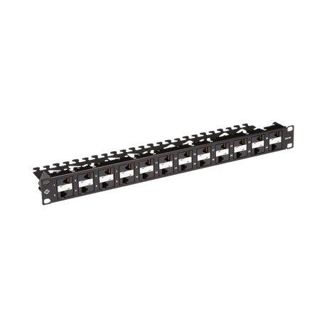Black Box CAT6A 24-Port Rackmount Patch Panel 1U PoE+ — Being Shipped