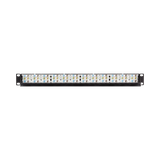 Black Box CAT6A 24-Port Rackmount Patch Panel 1U PoE+ — Being Shipped