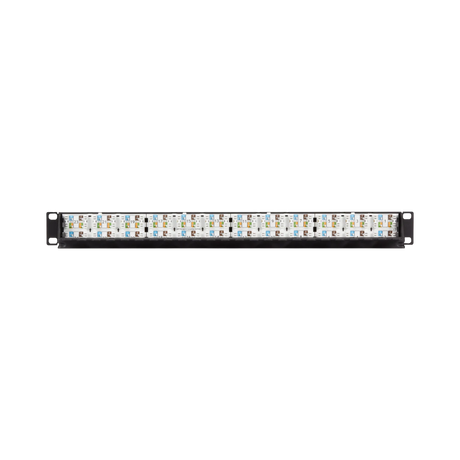 Black Box CAT6A 24-Port Rackmount Patch Panel 1U PoE+ — Being Shipped
