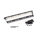 Black Box CAT6A 24-Port Rackmount Patch Panel 1U PoE+ — Being Shipped