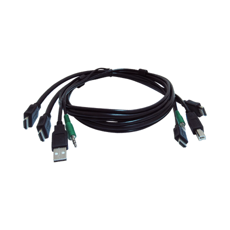 Black Box Secure KVM Cable with USB, HDMI & 3.5mm Audio — Being Shipped