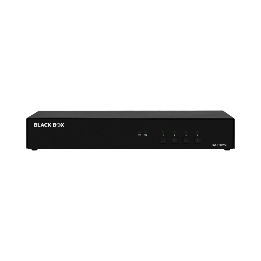 Black Box Secure 4-Port NIAP 4.0 KVM Switch with DisplayPort MST — Being Shipped