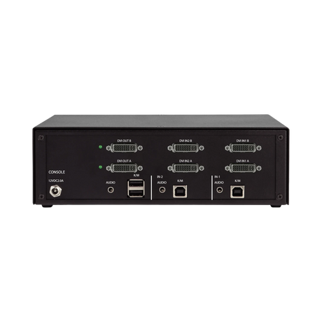 Black Box Secure NIAP 4.0 2-Port KVM Switch with DVI-I Dual Monitors — Being Shipped