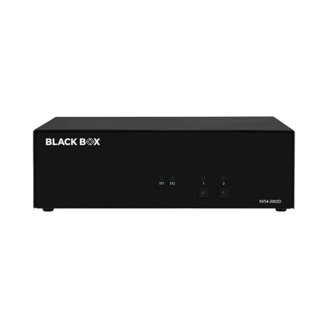 Black Box Secure NIAP 4.0 2-Port KVM Switch with DVI-I Dual Monitors — Being Shipped