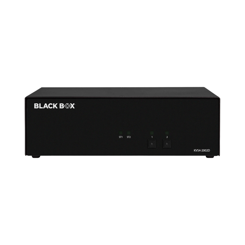 Black Box Secure NIAP 4.0 2-Port KVM Switch with DVI-I Dual Monitors — Being Shipped