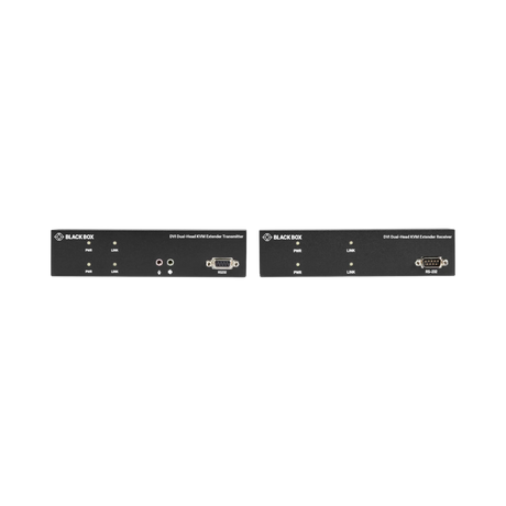 Black Box KVX DVI-D Dual-Monitor KVM Extender Kit over Fiber — Being Shipped