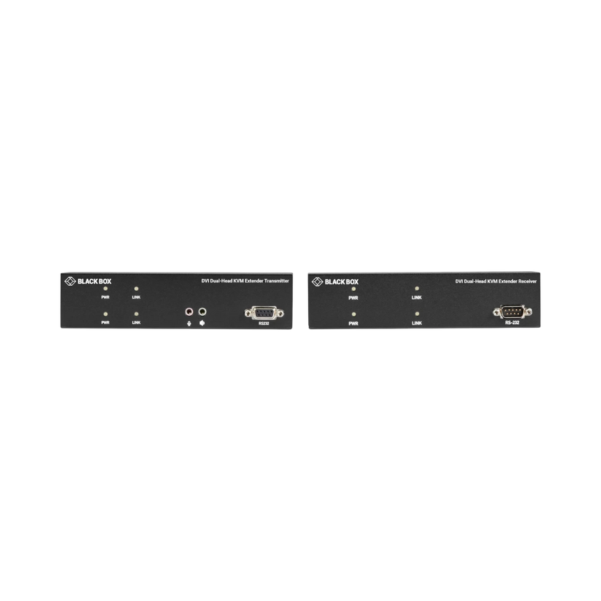 Black Box KVX DVI-D Dual-Monitor KVM Extender Kit over Fiber — Being Shipped