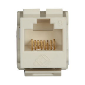 Black Box GigaTrue 2 CAT6 Unshielded Universal Keystone Jack (Off White) — Being Shipped