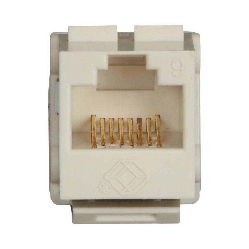 Black Box GigaTrue 2 CAT6 Unshielded Universal Keystone Jack (Off White) — Being Shipped