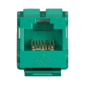 Black Box GigaTrue2 CAT6 Keystone Jack Unshielded (Green) — Being Shipped