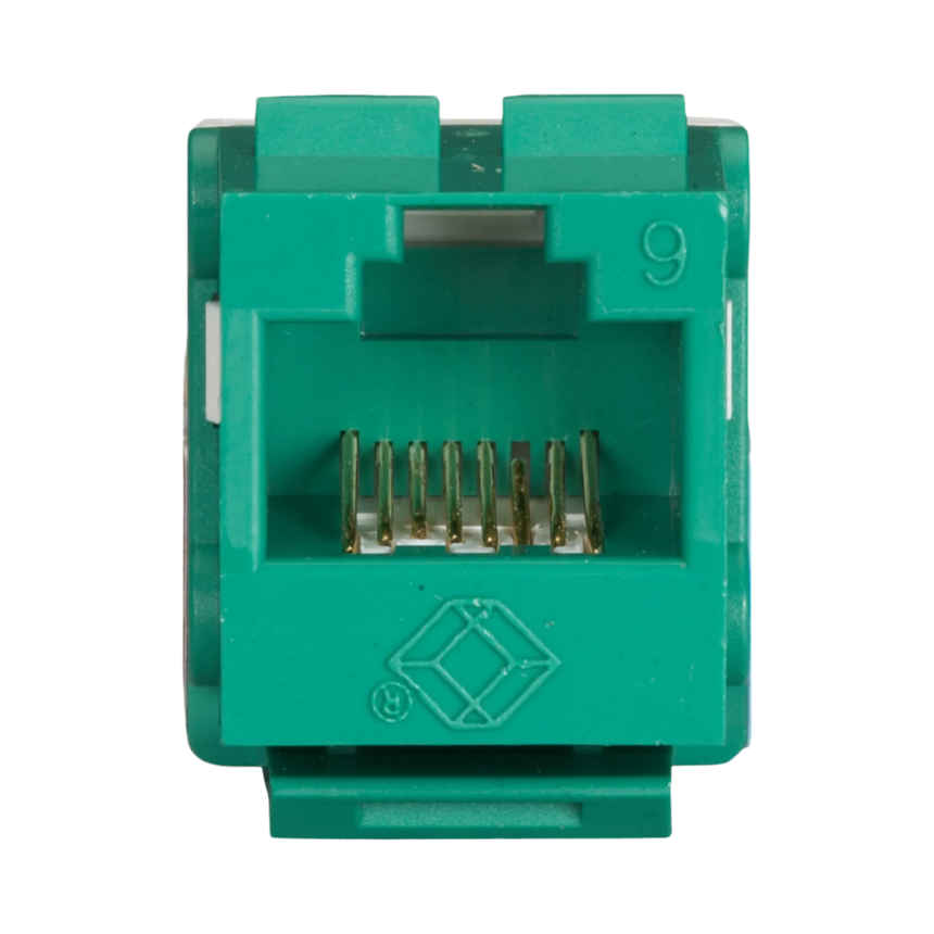 Black Box GigaTrue2 CAT6 Keystone Jack Unshielded (Green) — Being Shipped