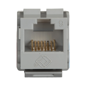 Black Box GigaTrue 2 CAT6 Keystone Jack Unshielded 110 Punchdown (Gray) — Being Shipped