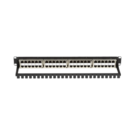 Black Box CAT6 48-Port Feed-Through Patch Panel 1U — Being Shipped