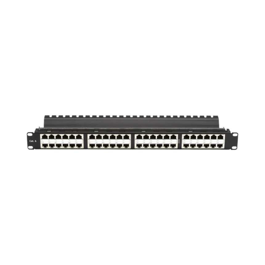 Black Box CAT6 48-Port Feed-Through Patch Panel 1U — Being Shipped