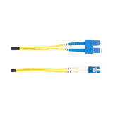 Black Box 3.2ft SC-LC OS2 9/125 Singlemode Fiber Cable (Yellow) — Being Shipped