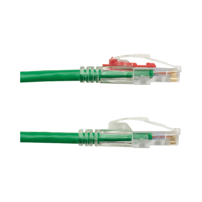 Black Box 10ft GigaTrue 3 CAT6 Lockable Ethernet Patch Cable (Green) — Being Shipped