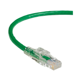 Black Box 10ft GigaTrue 3 CAT6 Lockable Ethernet Patch Cable (Green) — Being Shipped