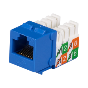 Black Box GigaBase 2 CAT5e Keystone Jack (Blue) — Being Shipped