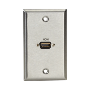 Black Box Stainless Steel Female to Female HDMI Wallplate — Being Shipped