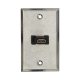 Black Box Stainless Steel Female to Female HDMI Wallplate — Being Shipped