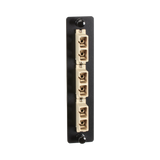 Black Box Low-Density SC Duplex Fiber Adapter Panel (Beige) — Being Shipped