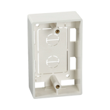 Black Box Single Gang Surface Mount Box (Off-White) — Being Shipped
