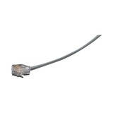 Black Box 7ft Flat Satin Telco Patch Cable for Voice & Data (Gray) — Being Shipped