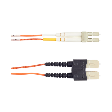 Black Box 32.8ft OM1 62.5/125 Multimode Fiber Optic Patch Cable (Orange) — Being Shipped