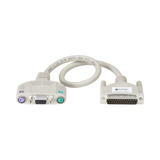 Black Box 1ft KVM User Cable Keyboard/Monitor/Mouse Cable with Audio — Being Shipped