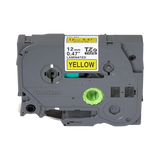 Brother TZ-631 1/2" Black on Yellow Labeling Tape — Being Shipped