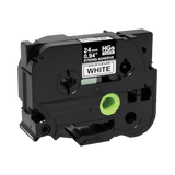 Brother 24mm Black on White HGe Tape with Extra Strength Adhesive — Being Shipped