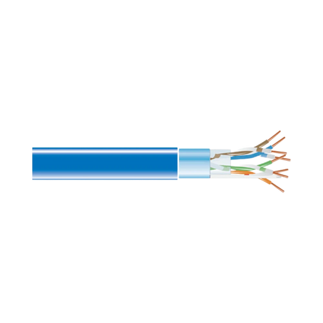Black Box 1000ft Cat5e 350MHz Shielded Ethernet Cable (Blue) — Being Shipped